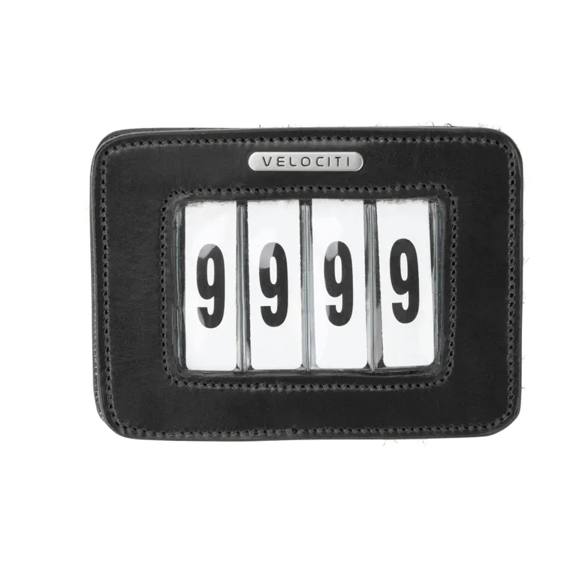 Velociti One Size Saddlecloth 4 Number Holder in Black