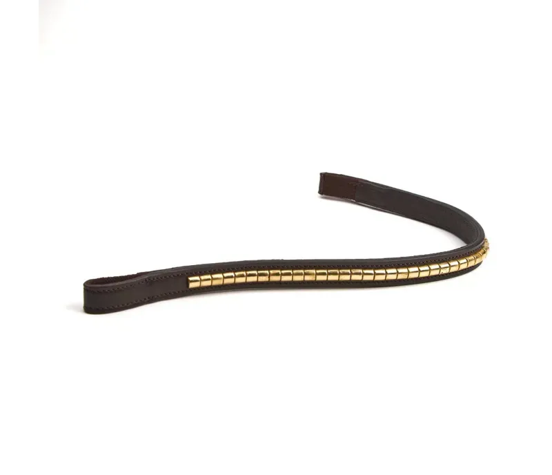 Velociti Rapida Clincher Browband HAVANA/BRASS