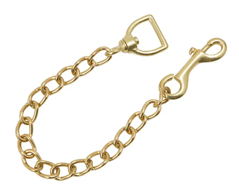 Lead Rein Chain BRASS PLATED 18