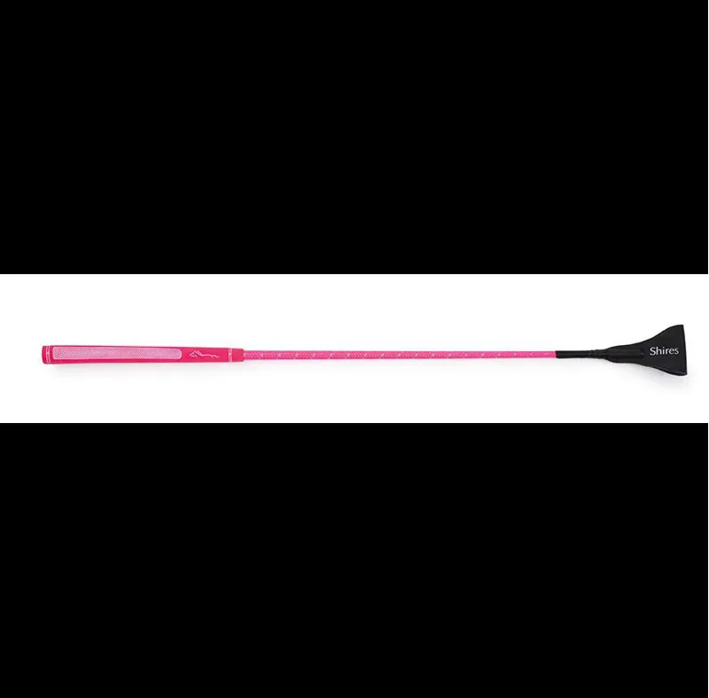 Shires 26 Inch Rainbow General Purpose Whip In Pink