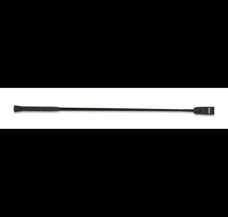 Shires 26.5 Inch Plain Stem Whip In Black