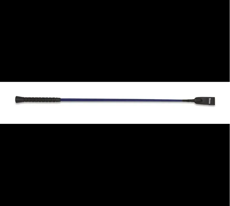 Shires 26.5 Inch Plain Stem Whip In Navy