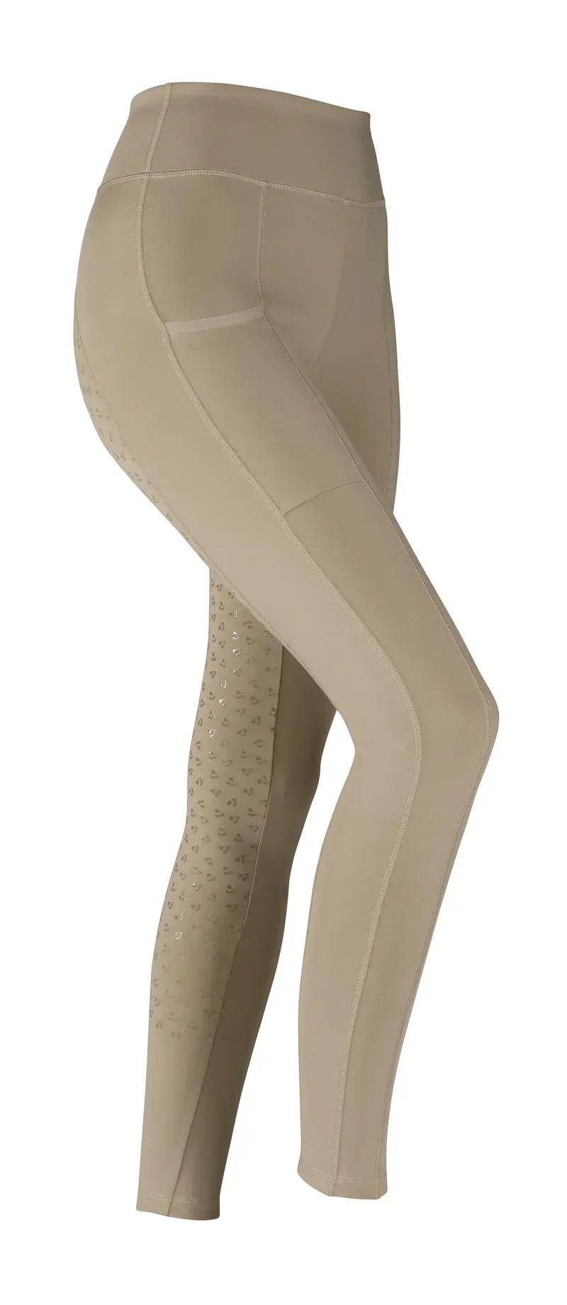 Aubrion Hudson Girl's Riding Tights Beige