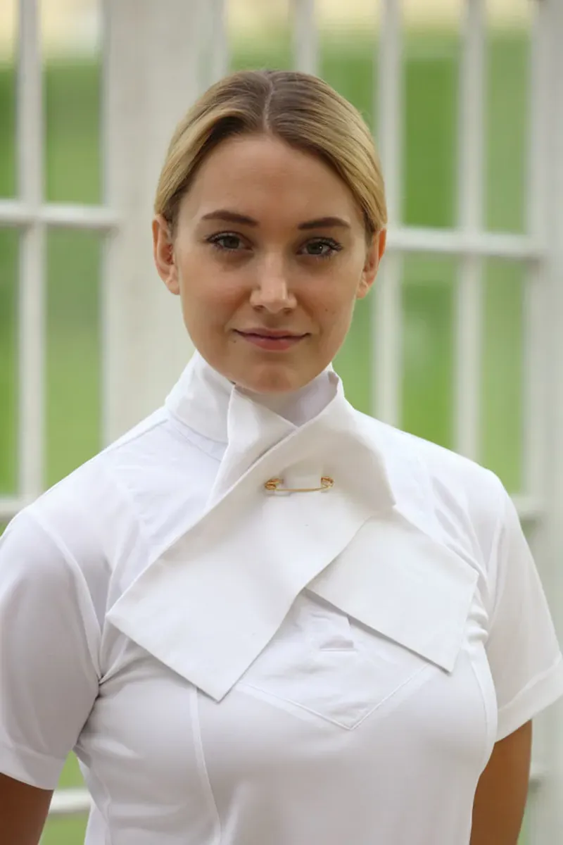 Aubrion Ready Tied Stock WHITE