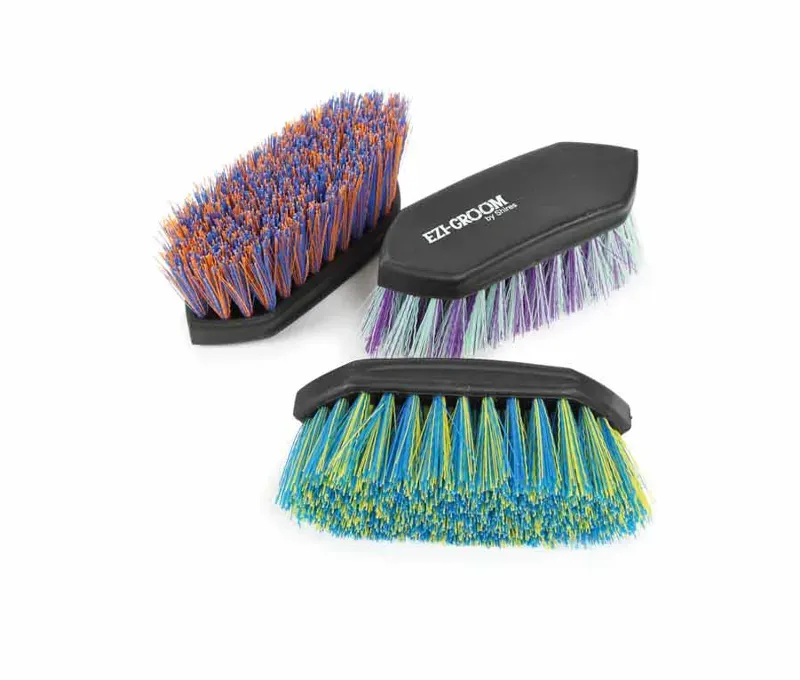 EZI-GROOM Shape Up Dandy Brush BLUE/YELLOW Large
