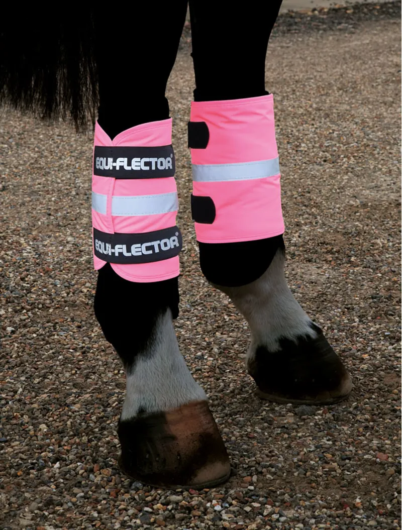 Equi-Flector Wraps Pink One Size