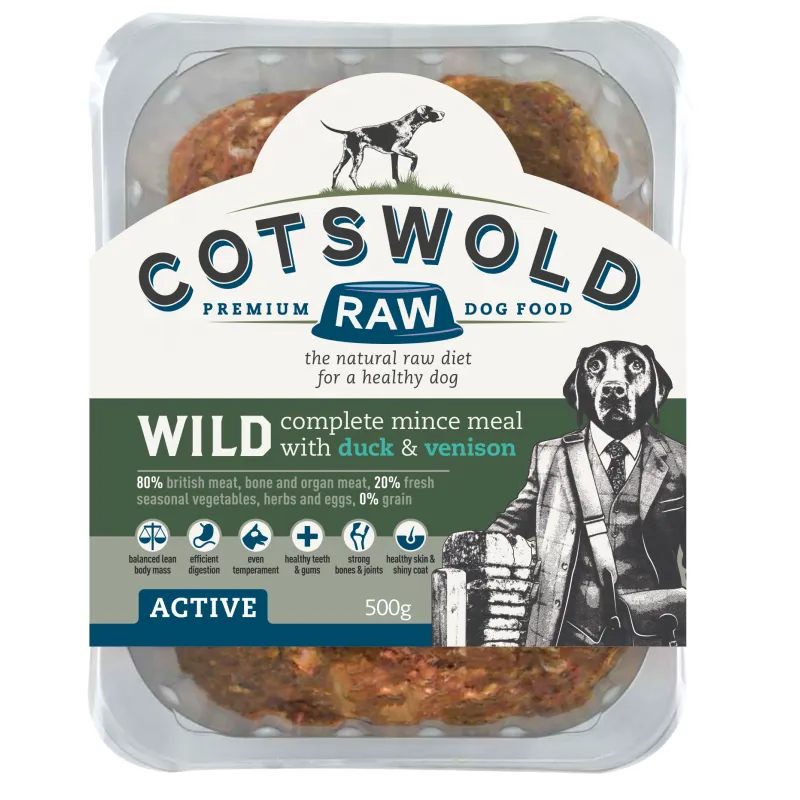 Cotswold Raw Wild Range Duck And Venison Mince
