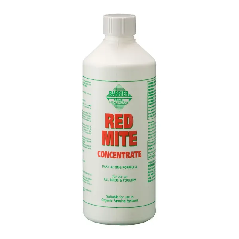 Barrier 500ml Red Mite Liquid Concentrate