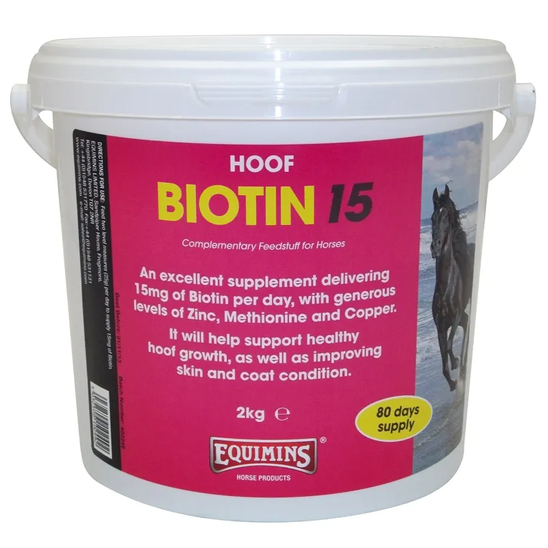 Equimins 2kg Biotin 15 Supplement