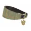 Digby and Fox Tweed Greyhound Collar RED/YEL/BLU CHECK S