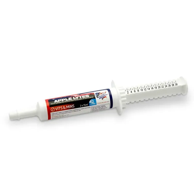 Equine America Apple Lytes Paste 30ml Supplement in White