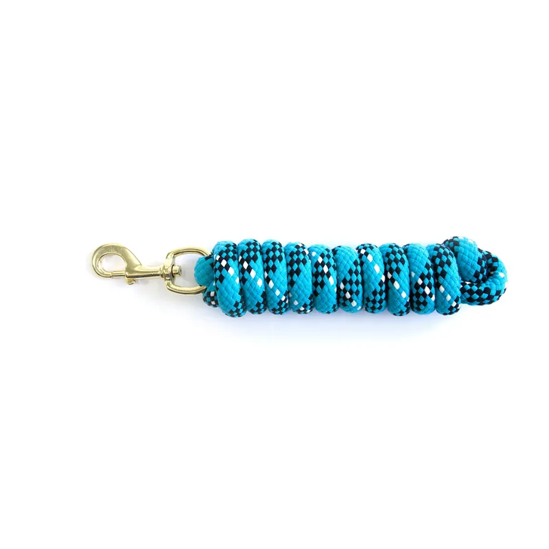 KM Elite Cotton 7ft Double Braided Leadrope in Royal Blue
