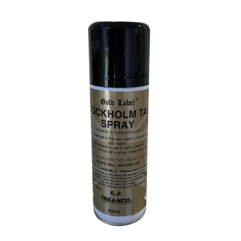 Gold Label 200ml Stockholm Tar Spray in Gold