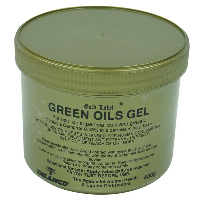 Gold Label 400g Green Oils Gel in Gold