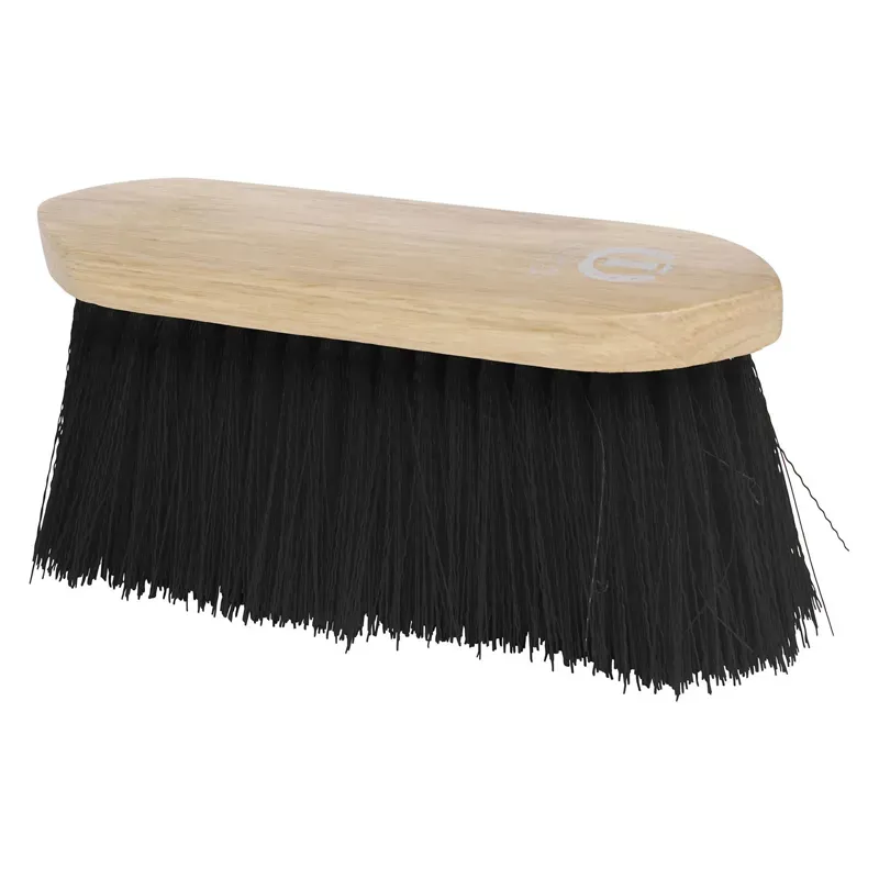 Imperial Riding Dandy Brush Long Hair With Wooden Back BLACK