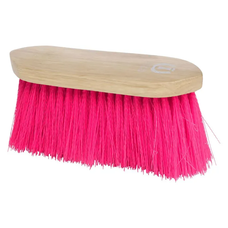 Imperial Riding Dandy Brush Long Hair With Wooden Back NEON PINK