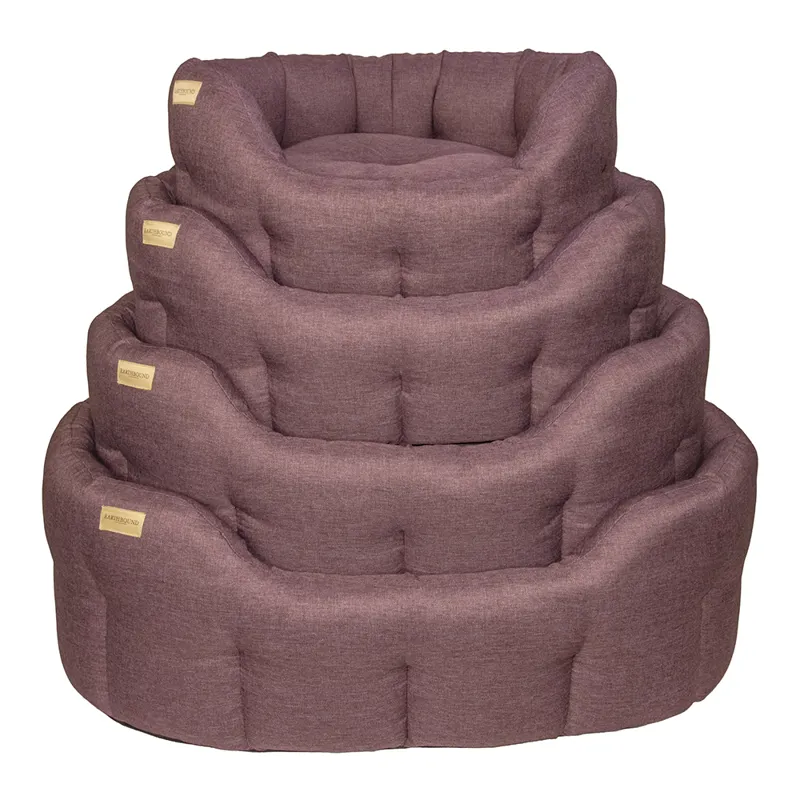 Earthbound Classic Round Eden Bed Mulberry