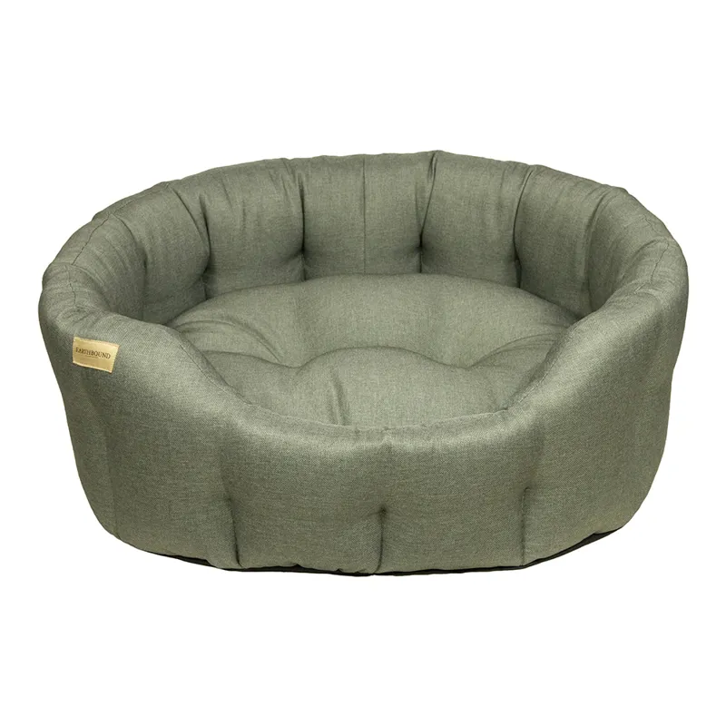 Earthbound Classic Round Eden Bed Laurel Green-1