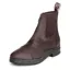 Hy Equestrian Wax Leather Zip Boot in Brown