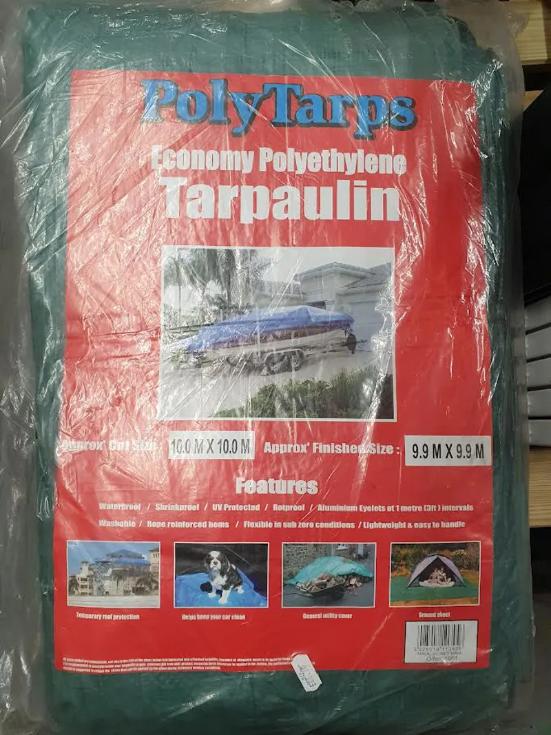 PolyTarps Tarpaulin 10m x 10m
