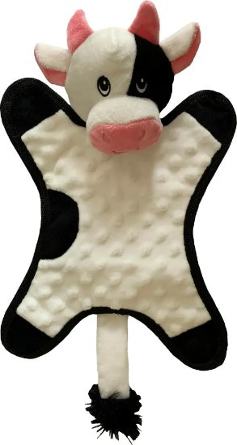 Hem and Boo Flattie Dog Toy 13in Assorted-2