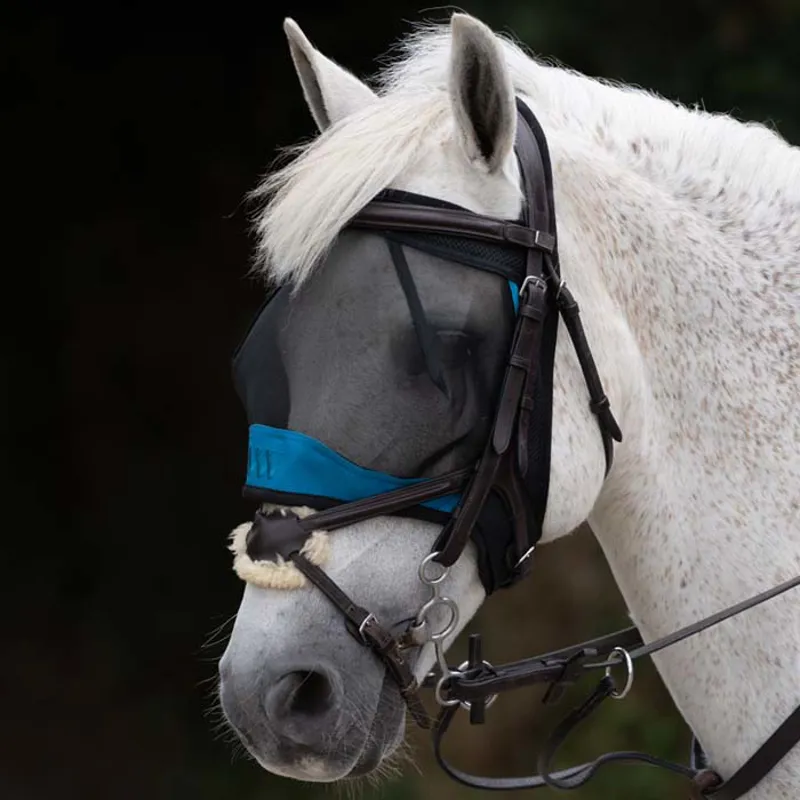 Woof Wear Ride On Fly Mask Turquoise