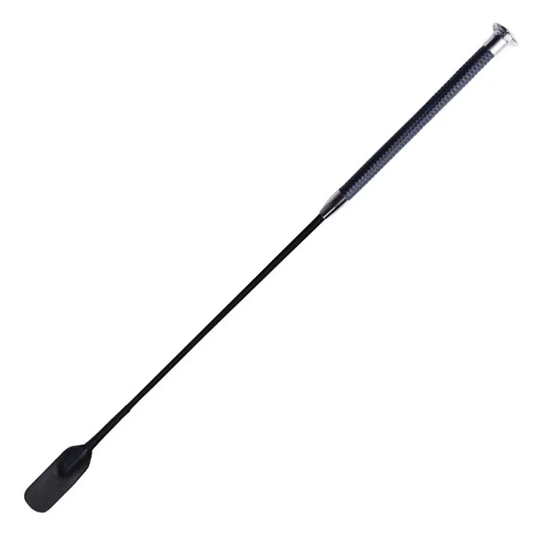 Woof Wear Diamond Riding Whip Navy/Silver 60cm