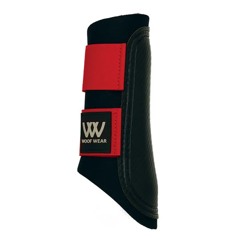 Woofwear Club Brushing Boots in Red 