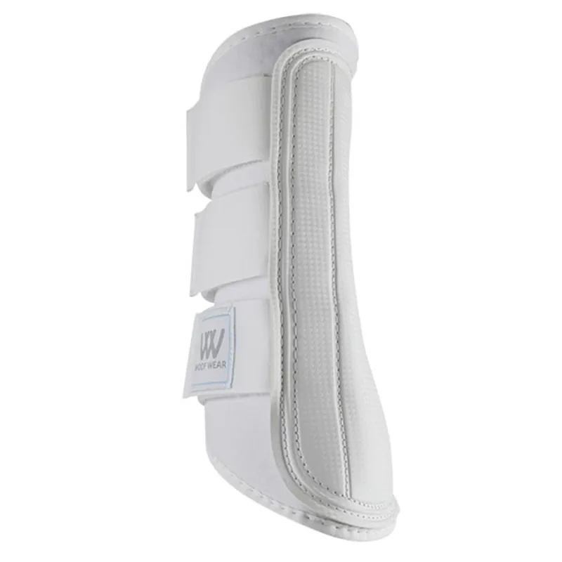 Woofwear Double Lock Brushing Boots in White 
