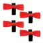 Equetech Horse Bridle Warning Ribbons Red