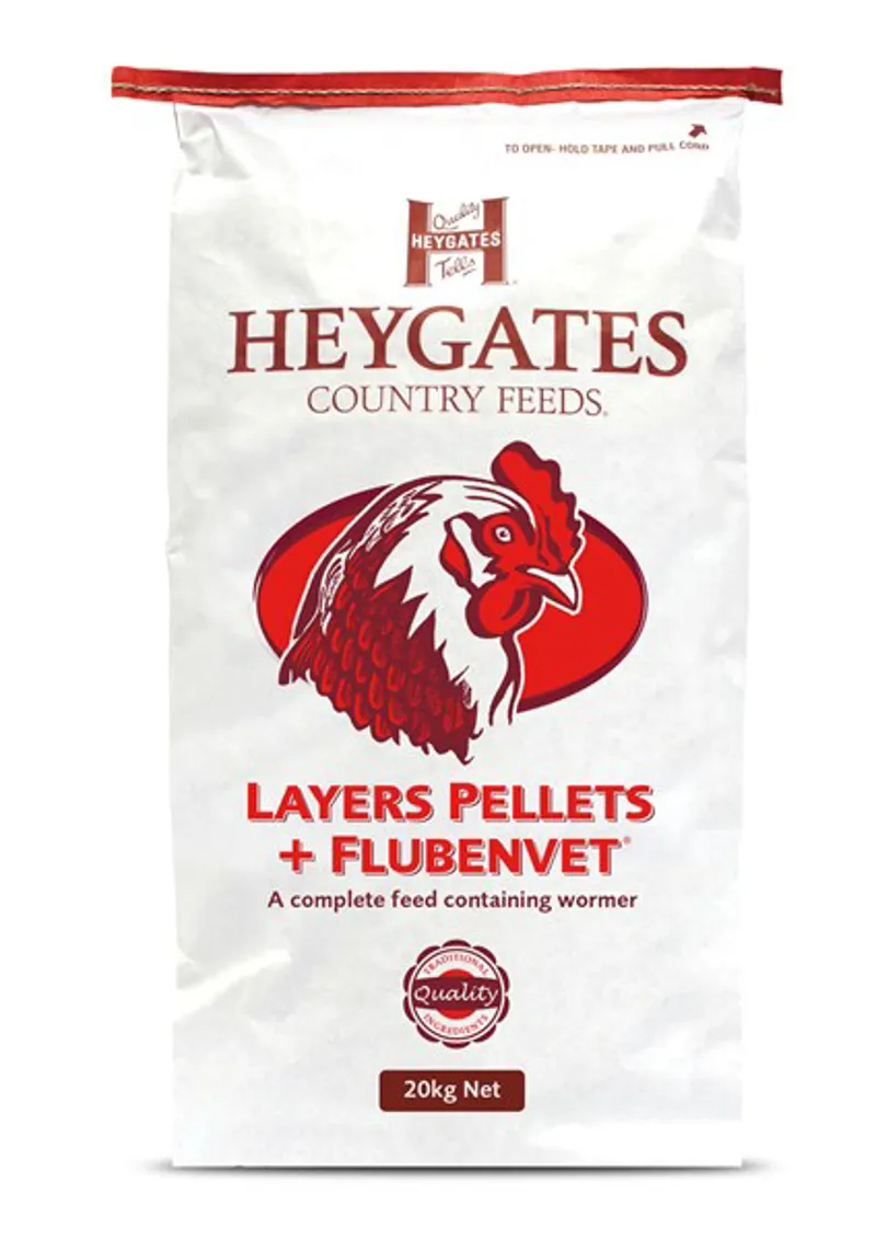 Heygates Layers Pellets with Flubenvet 20kg