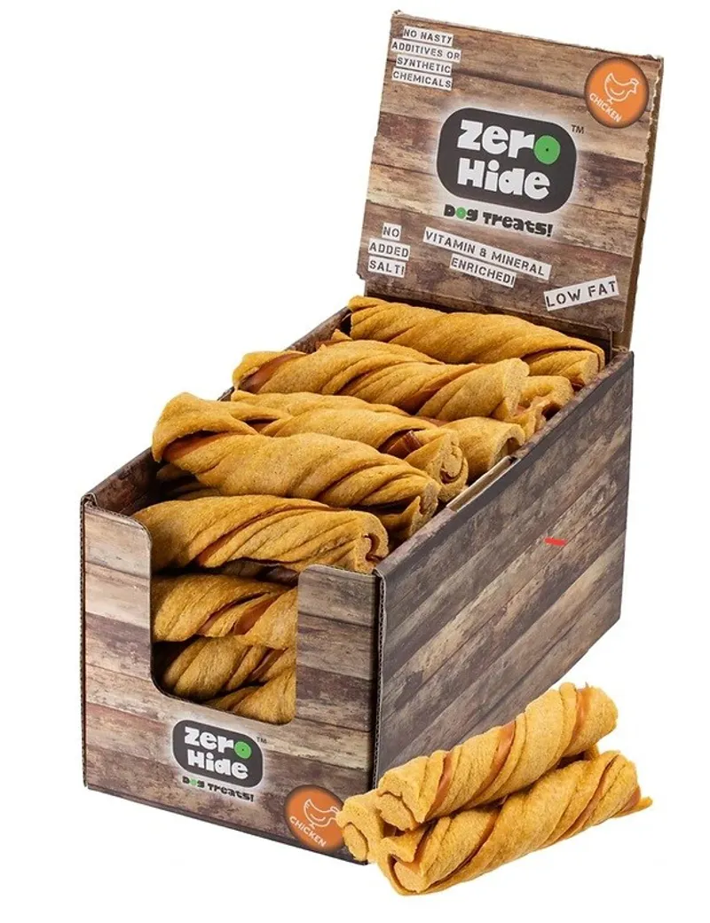 Zero Hide Puffed Twist Sticks 7.5 inch