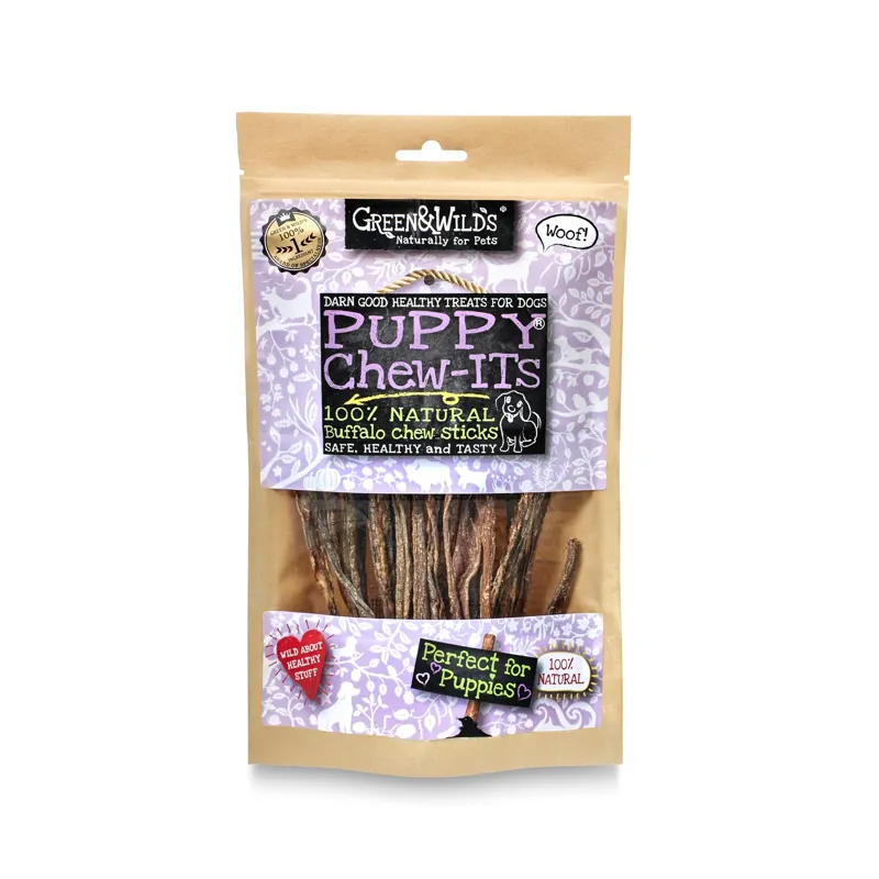 Green and Wilds Puppy Chew-Its 80g-1