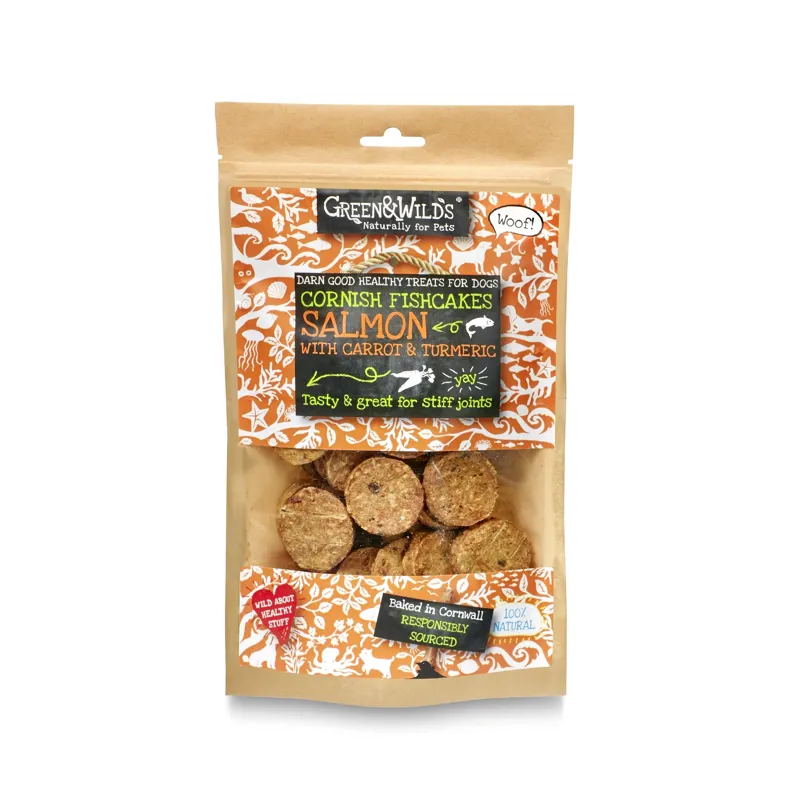 Green and Wilds Cornish Fishcakes Salmon With Carrots and Turmeric 150g-1