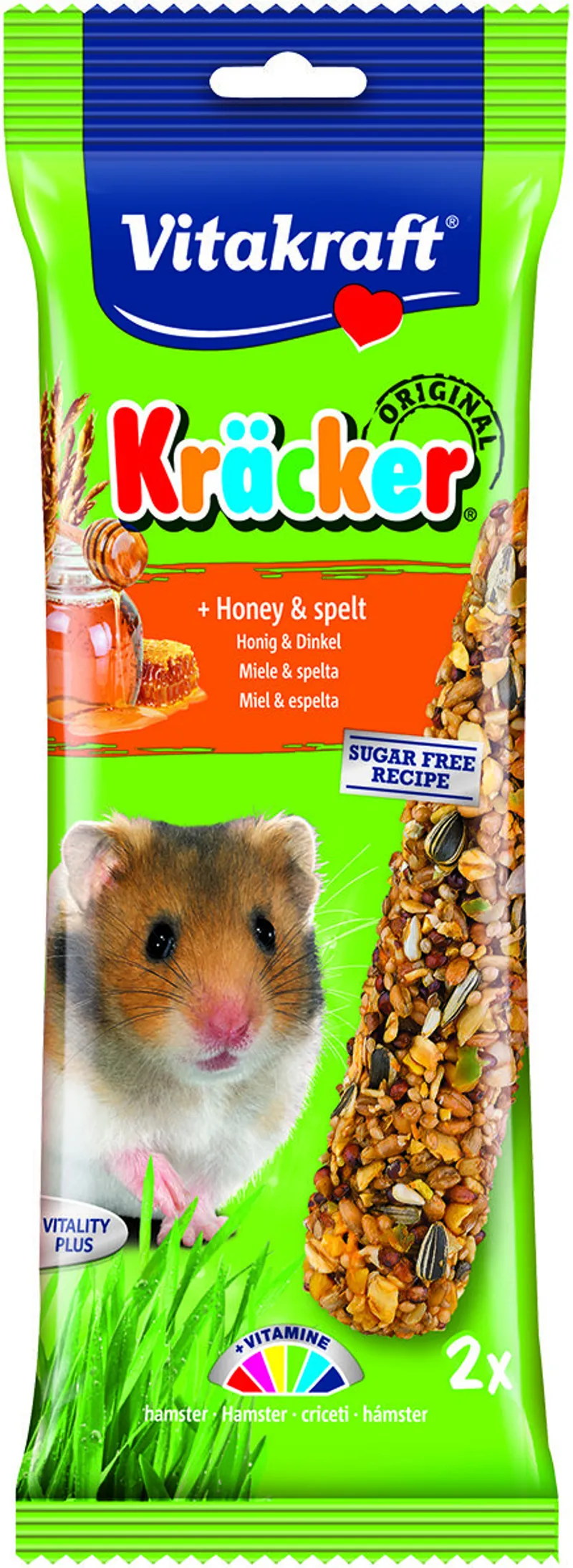 Vitakraft Hamster Honey and Spelt Kracker 112g