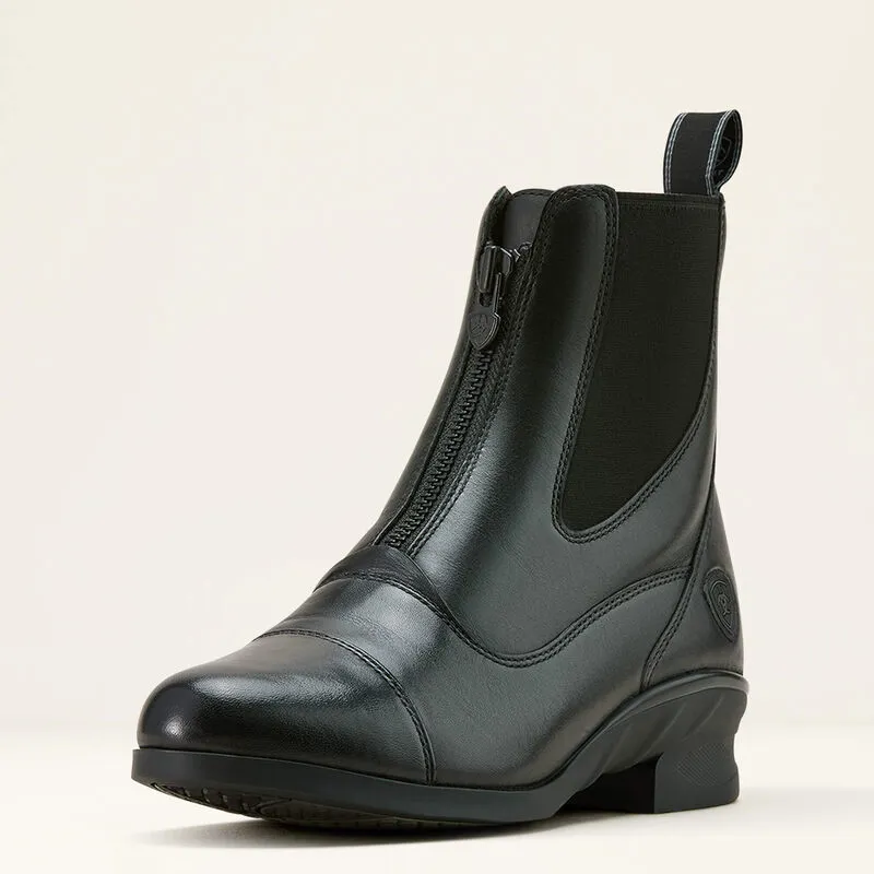 Ariat Womens Heritage Zip Paddock Boot Black