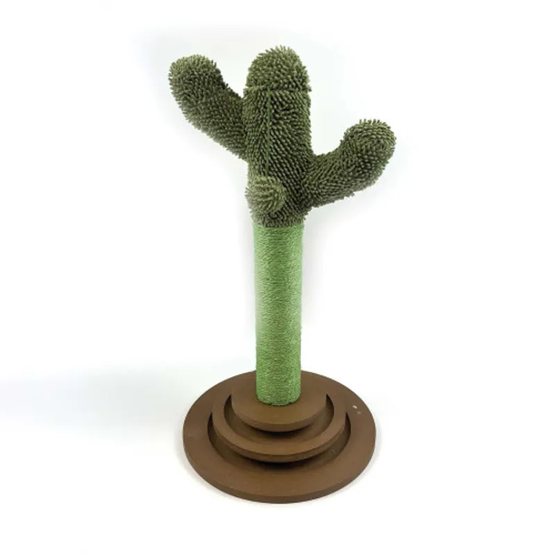 Happy Pet Tabby Patch Cactus Cat Scratch and Play Post