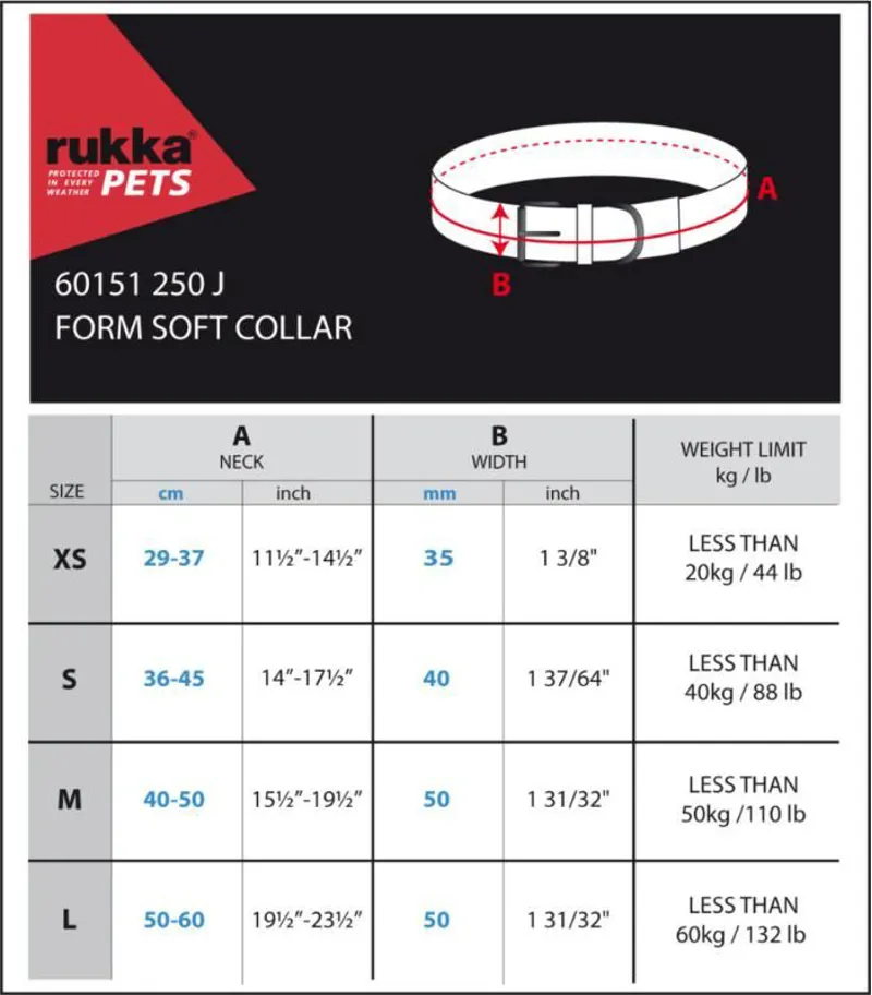 Rukka Form Soft Collar Black-1