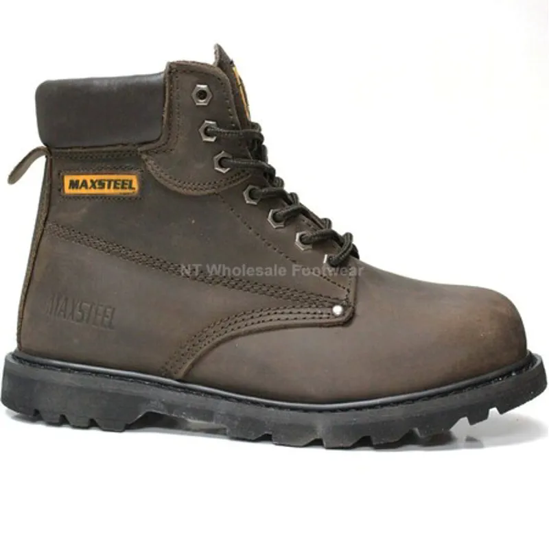 Max Steel MS06C Lace-Up Boots Brown