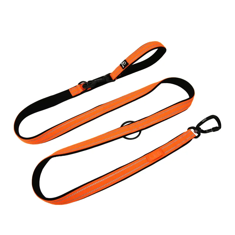 Quapas! Adjustable Reflective Lead Orange