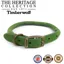 Ancol Timberwolf Rolled Leather Collar Green
