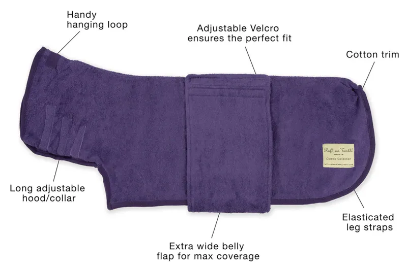 Ruff and Tumble Classic Drying Coat Heather-1