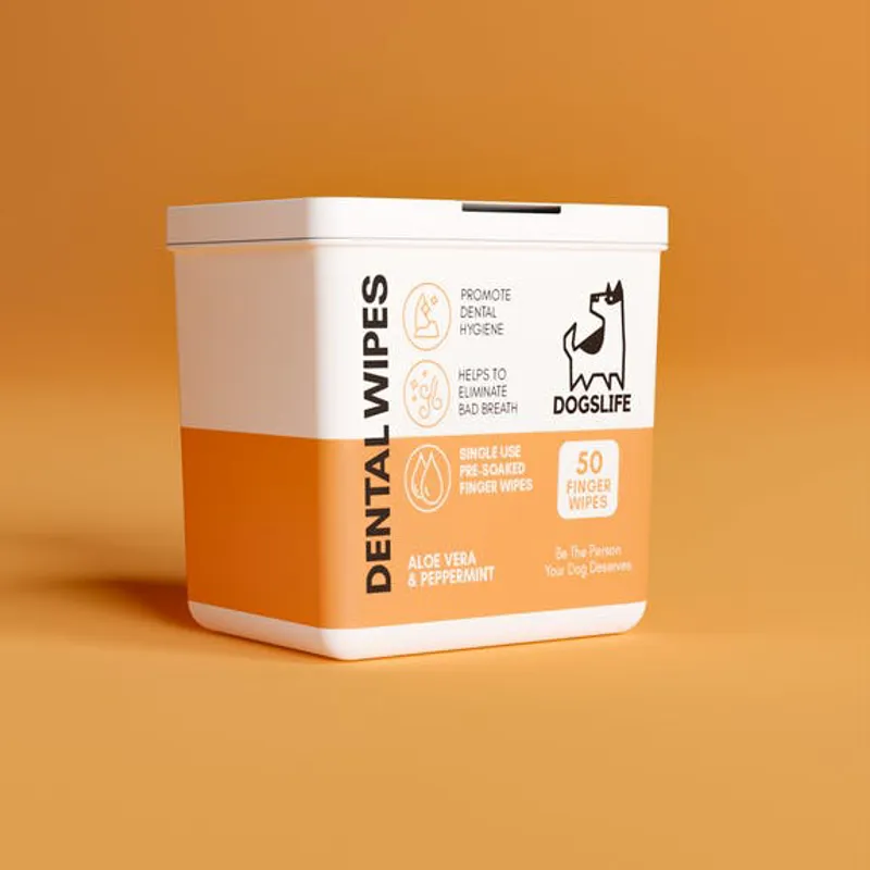 Dogs Life Dental Cleaning Wipes for Dogs