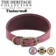 Ancol Timberwolf Leather Hound Collar Pink