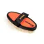EZI-GROOM Grip Body Brush With Goat Hair ORANGE Large