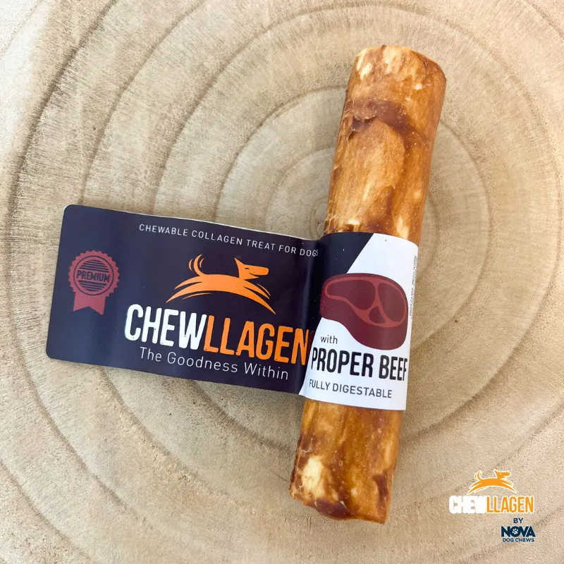 Chewllagen Beef Roll 5in