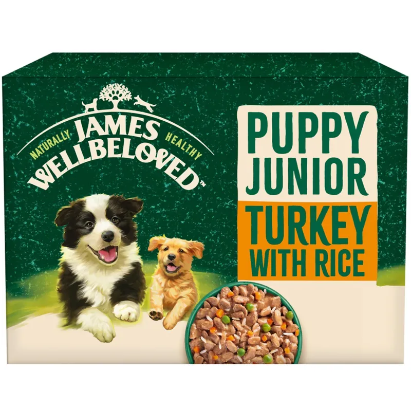James Wellbeloved Puppy Turkey 90g