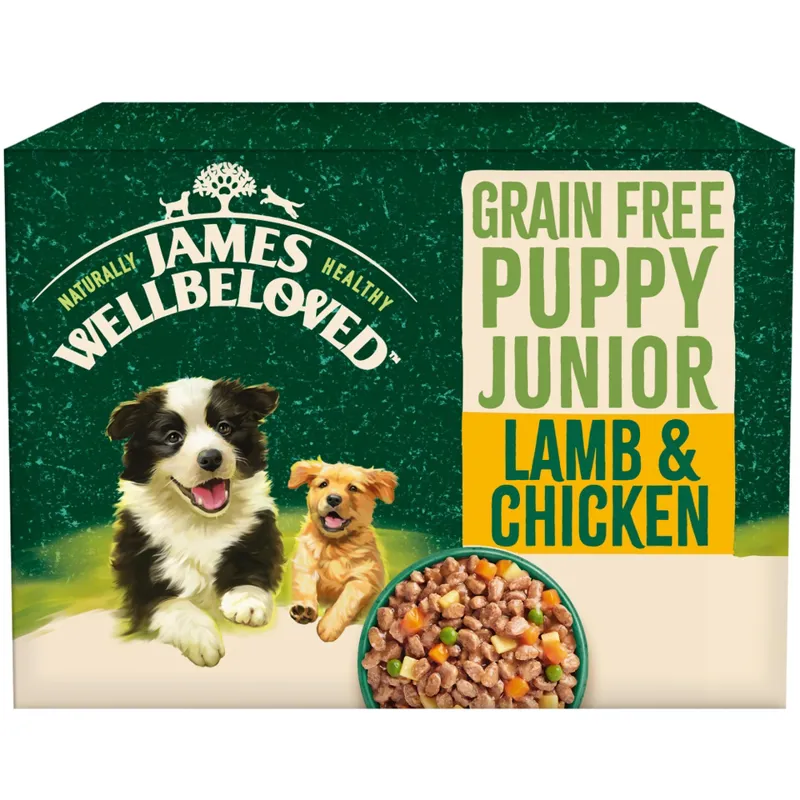 James Wellbeloved Puppy Lamb and Chicken 90g