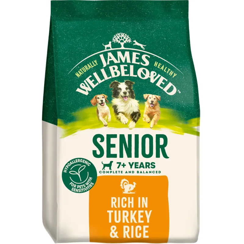 James Wellbeloved Senior Dog Turkey and Rice 15kg