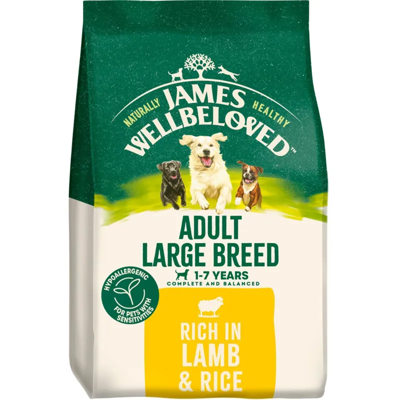 James Wellbeloved Adult Large Breed Lamb and Rice 15kg